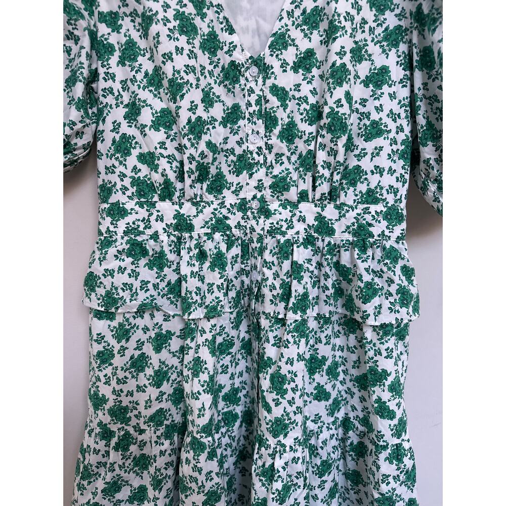 Hyacinth House Tuckernuck Green Floral Irenea Midi Dress Size Med Cottagecore - Picture 4 of 6